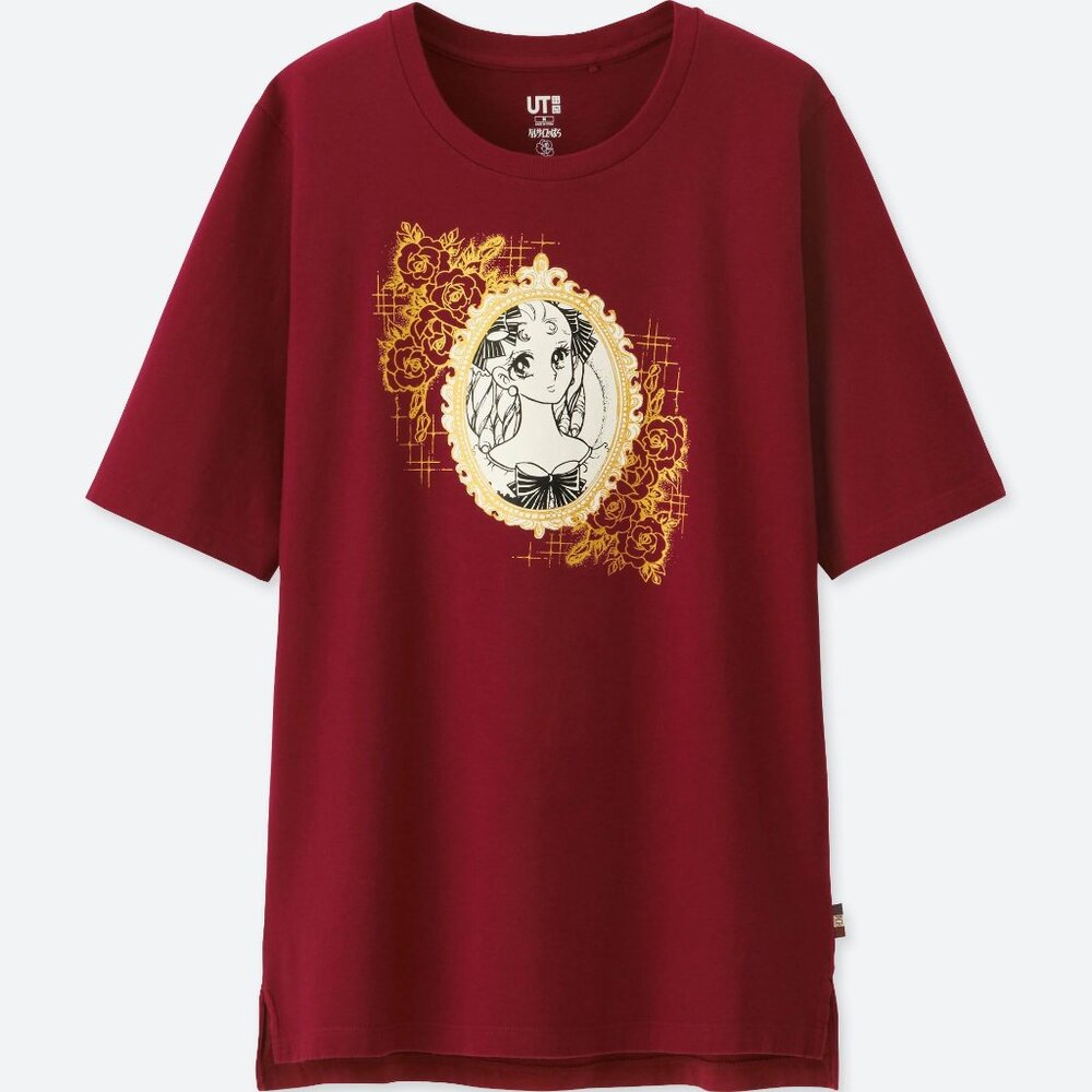 Uniqlo Rose of Versailles Red T shirt